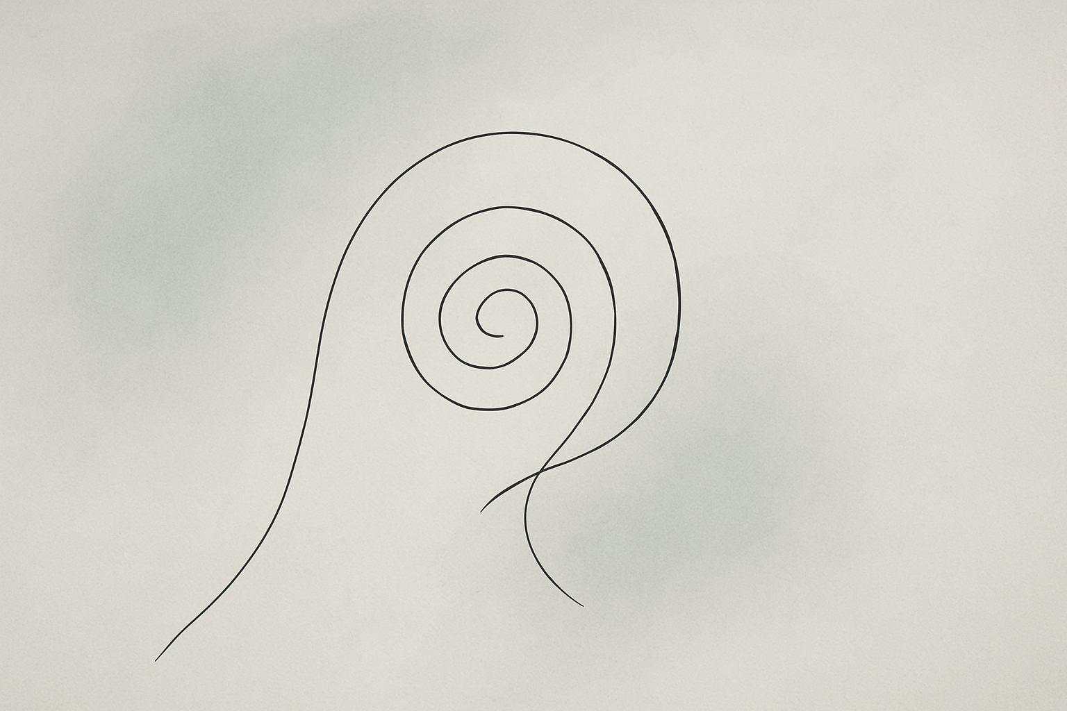 Abstract watercolor image representing stress in midlife.